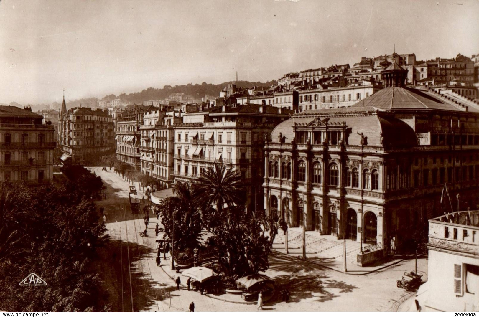 H1554 - Alger Place Bresson Et Le Theatre - Algiers