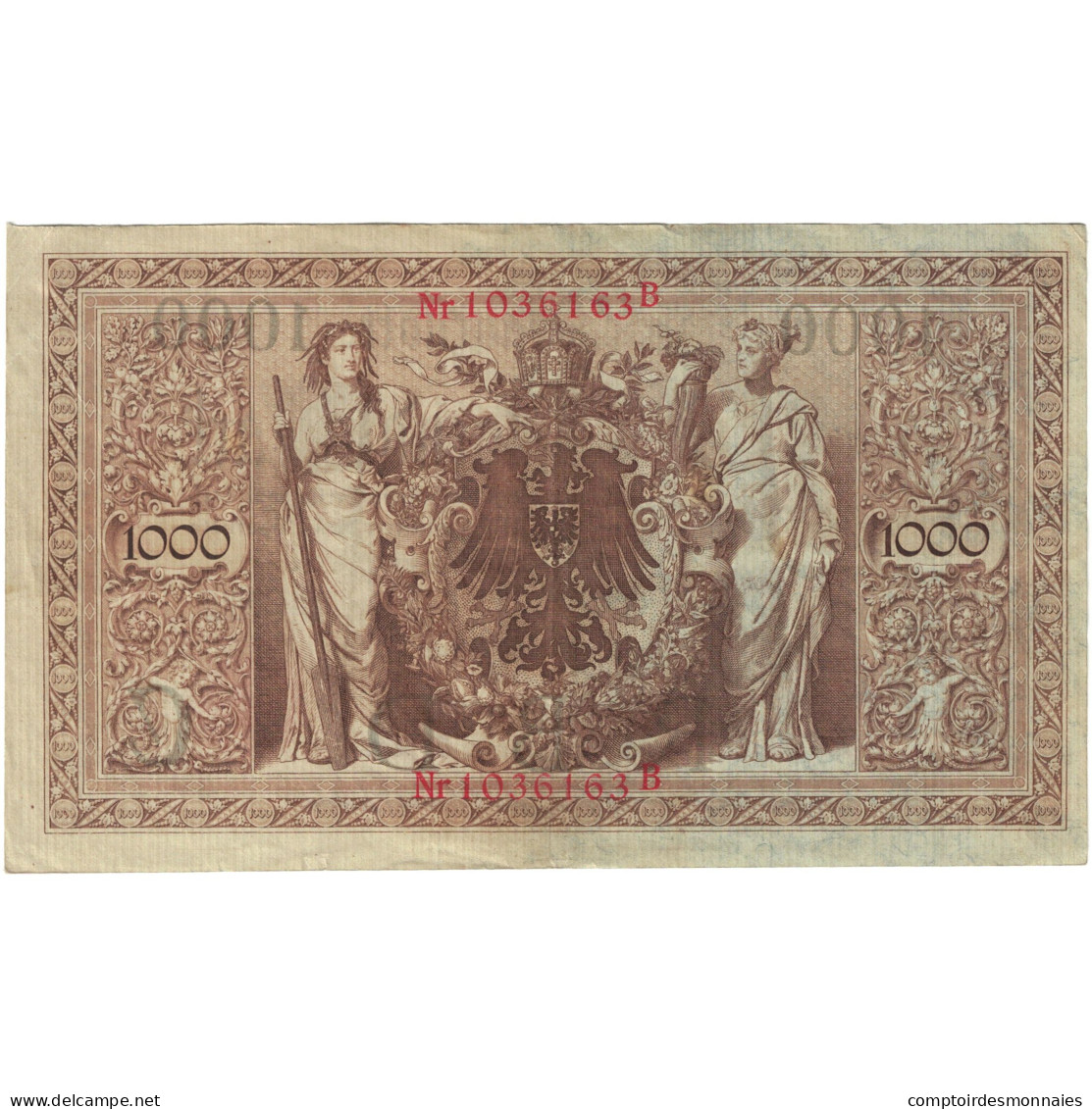 Billet, Allemagne, 1000 Mark, 1910, 1910-04-21, KM:44a, TB - 1000 Mark