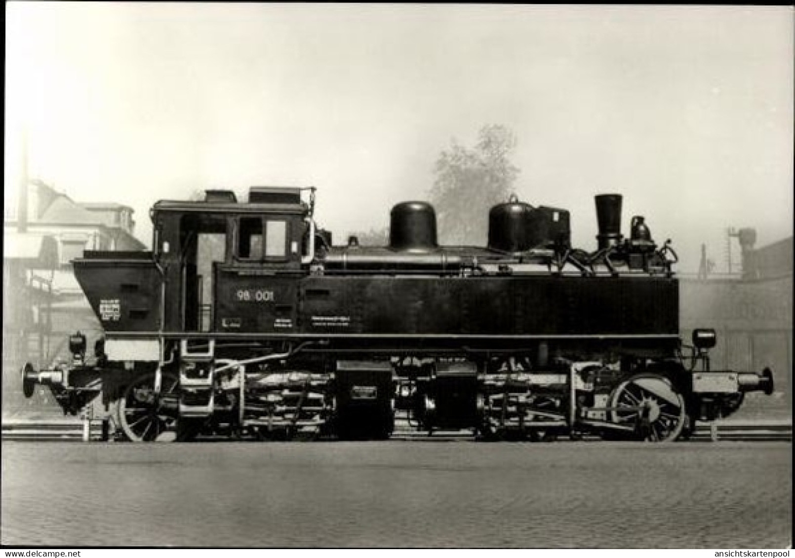 9 alte CPA Dampflokomotiven Serie 1, Länderbauart, im passenden Heft, diverse Ansichten