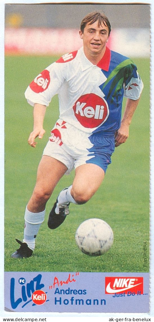 Autogrammkarte AK Andreas Andi Hofmann FC Keli Linz 94-95 Blau-Weiß BW SK VÖEST Union St. Florian SKV SK St. Magdalena - Autógrafos