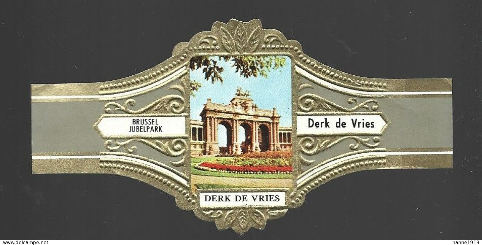 Brussel Jubelpark Derk De Vries Sigarenband Bruxelles Htje - Cigar Bands