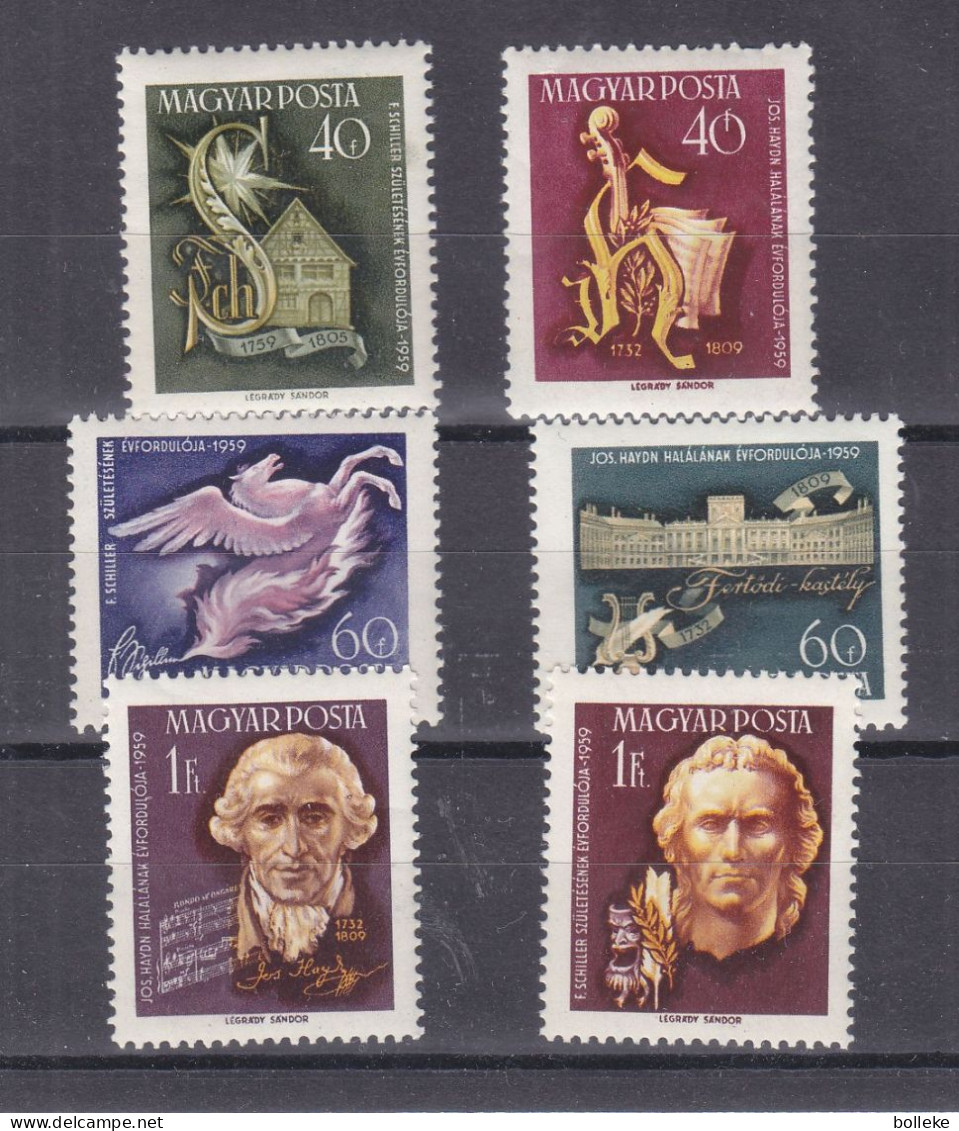 Hongrie - Yvert 1308 / 13 ** - Valeur 6,50 Euros - Unused Stamps