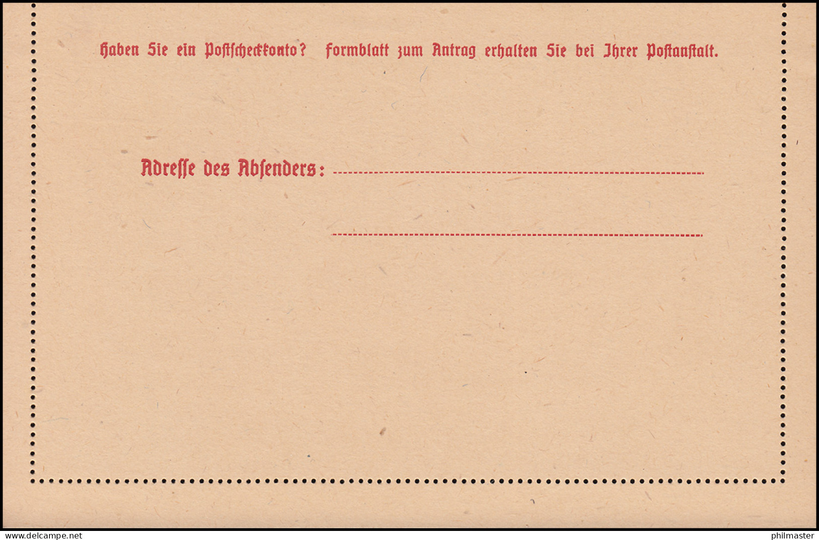 Bayern Kartenbrief K 8 Volksstaat 15 Pf Gelblich, Wie Verausgabt ** - Postal  Stationery