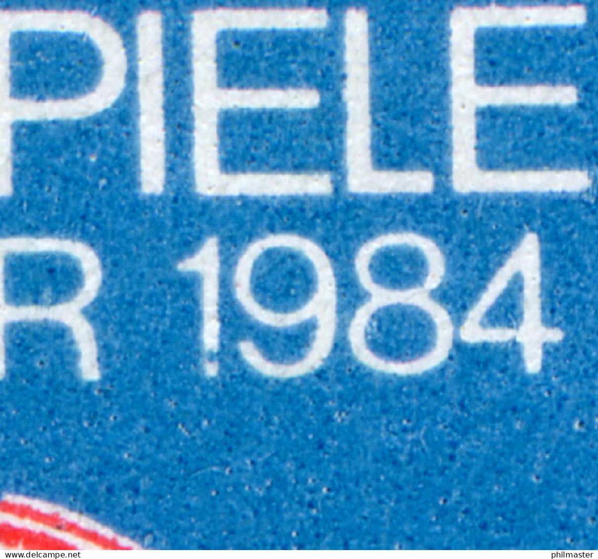 2880-2881 Gera 1984, Zusammendruck Mit PLF Im Zierfeld: Fleck Im Fuß Der 1, ** - Variedades Y Curiosidades