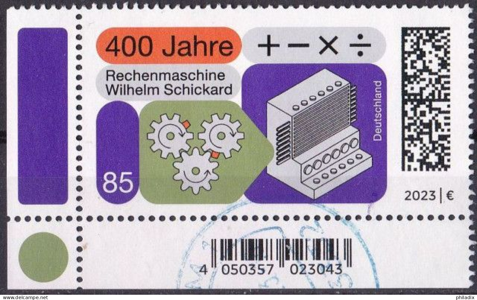 BRD 2023 Mi. Nr. 3786 Eckrand O/used (BRD1-2) - Gebruikt