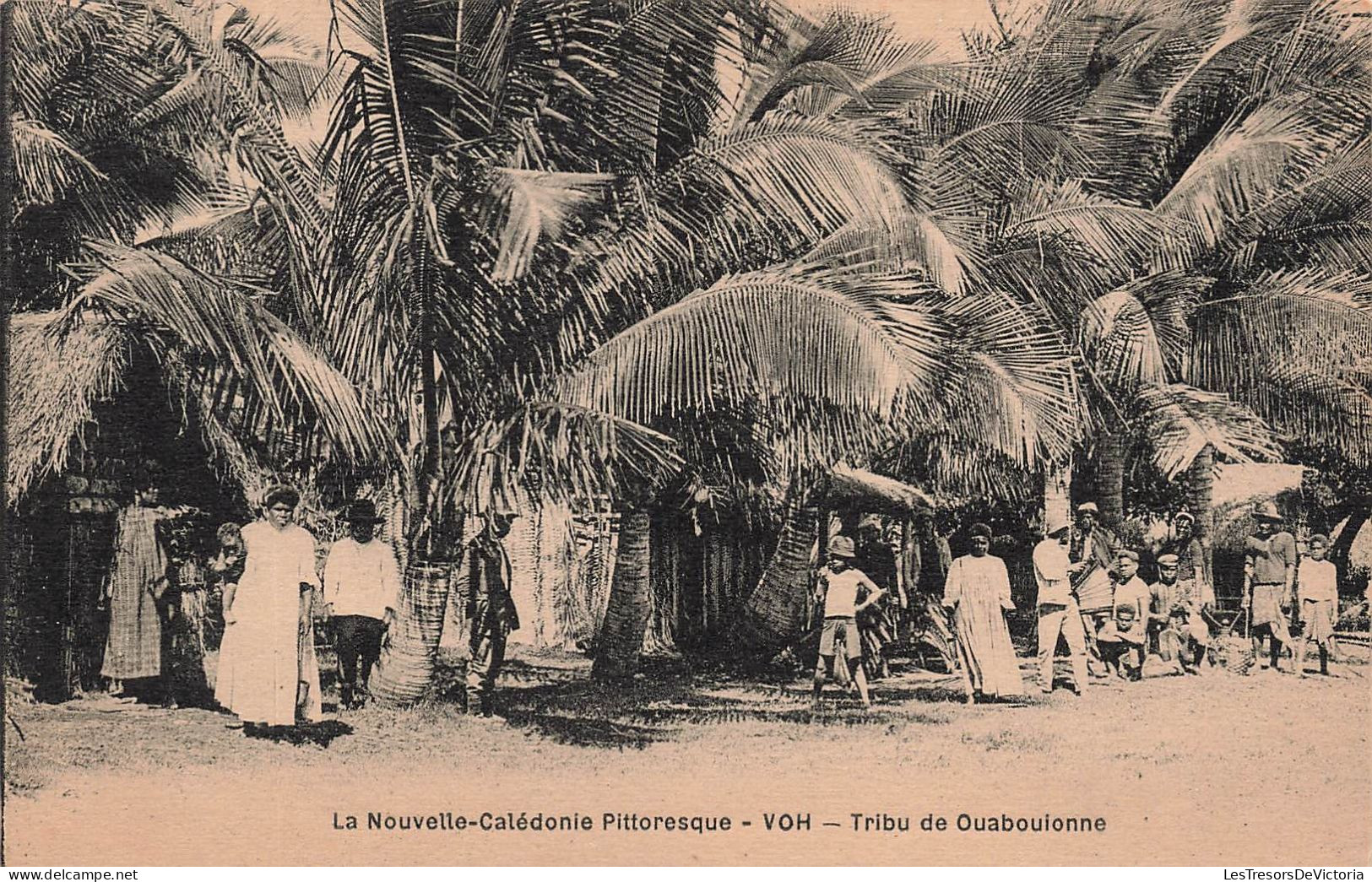 La Nouvelle Calédonie Pittoresque - VOH - Tribu De Ouabouionne - Animé - Carte Postale Ancienne - Nouvelle Calédonie