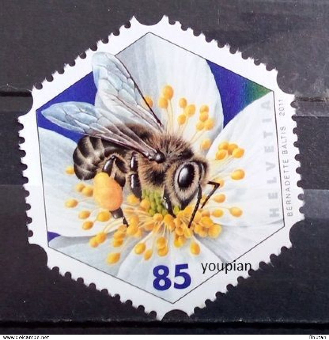 Switzerland 2011, Bee, MNH Single Stamp - Unused Stamps