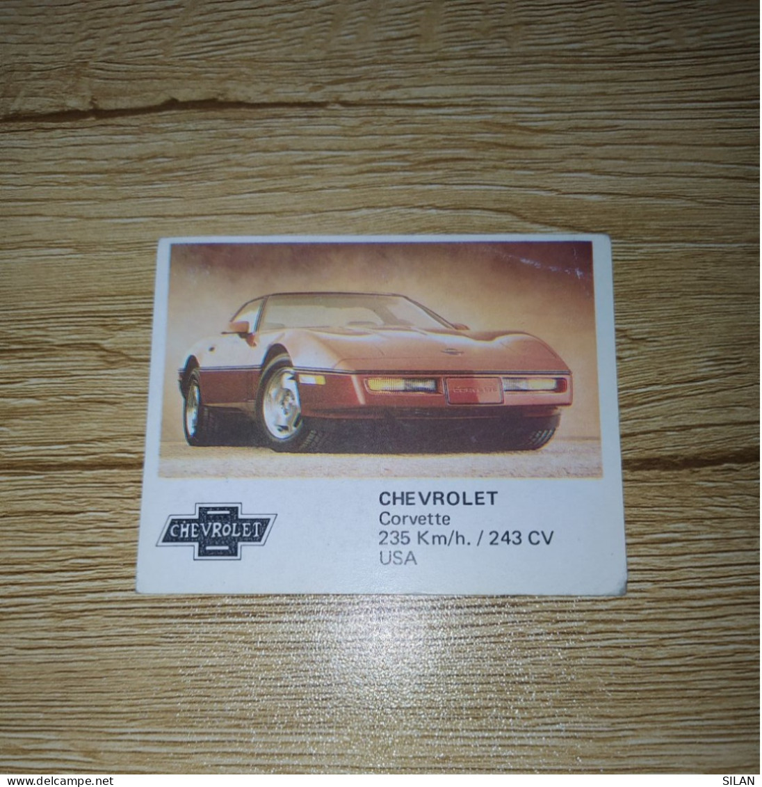 Cromo Año 1988 Auto 2000 CHEVROLET CORVETTE CORVETTE - KFZ