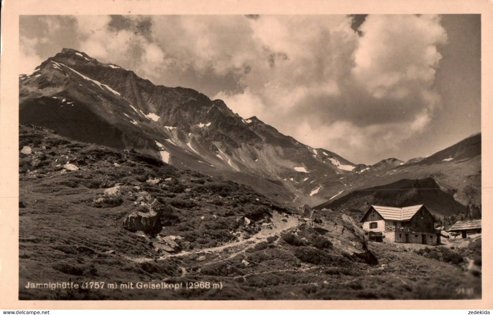 H1556 - Jamnighütte Berghütte Geiselkopf - KLD Lager Drei Gemsen Mallwitz - Franz Schilcher - Mallnitz