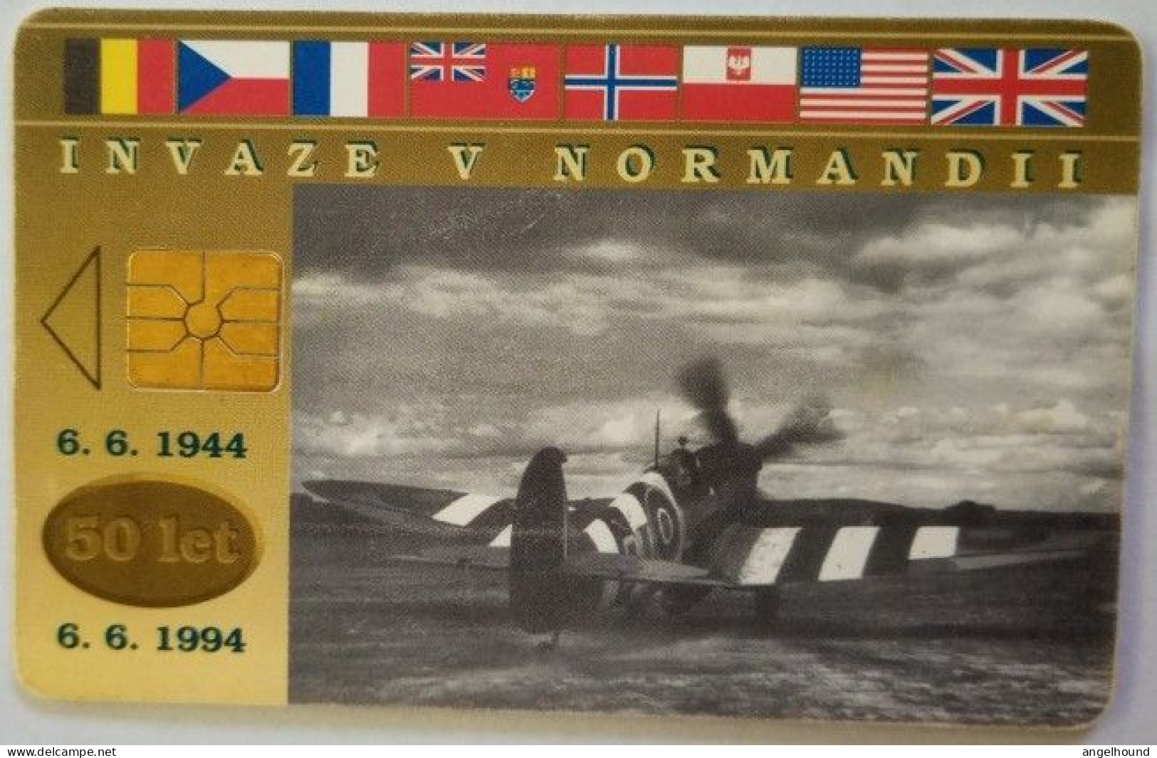 Czech Republic 100 Units Chip Card - WW II - 312. Wing - República Checa