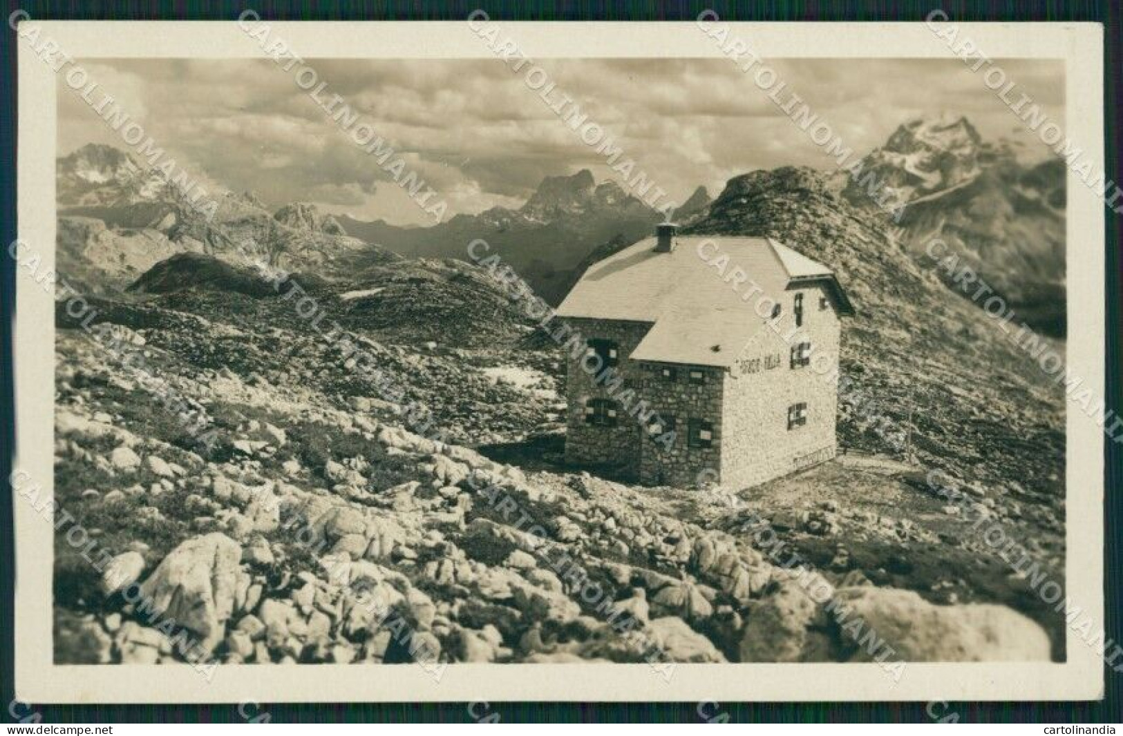 Belluno San Vito Di Cadore Rifugio La Porta Foto Cartolina KV3029 - Belluno