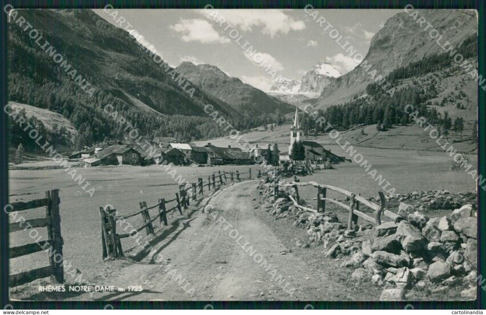 Aosta Rhèmes Notre Dame PIEGHINA Foto Cartolina KV3036 - Aosta