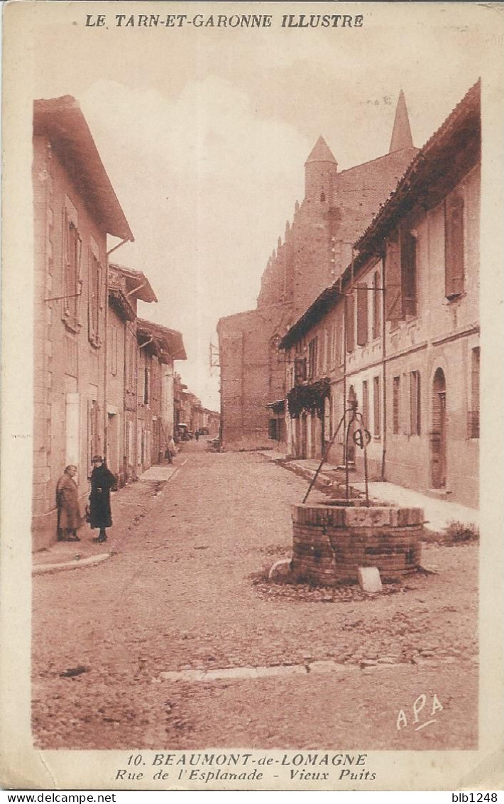 [82] Tarn Et Garonne > Beaumont De Lomagne Rue De L' Esplanade - Beaumont De Lomagne