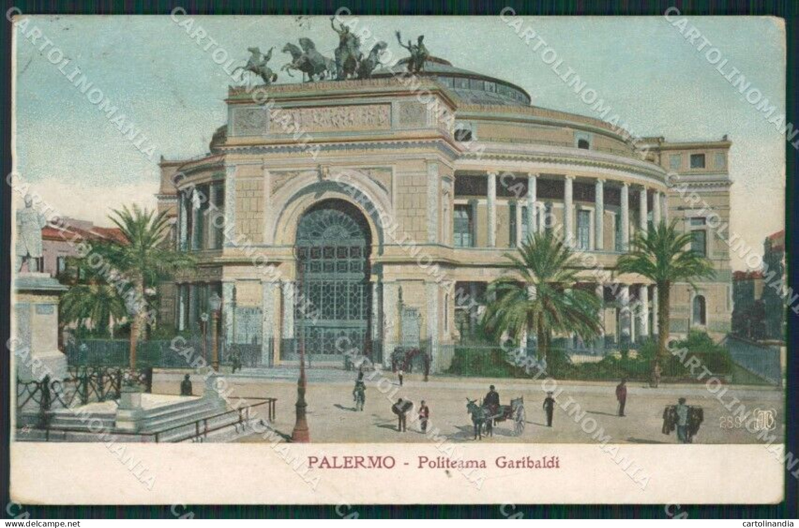Palermo Città Teatro Alterocca 2891 Cartolina KV3134 - Palermo