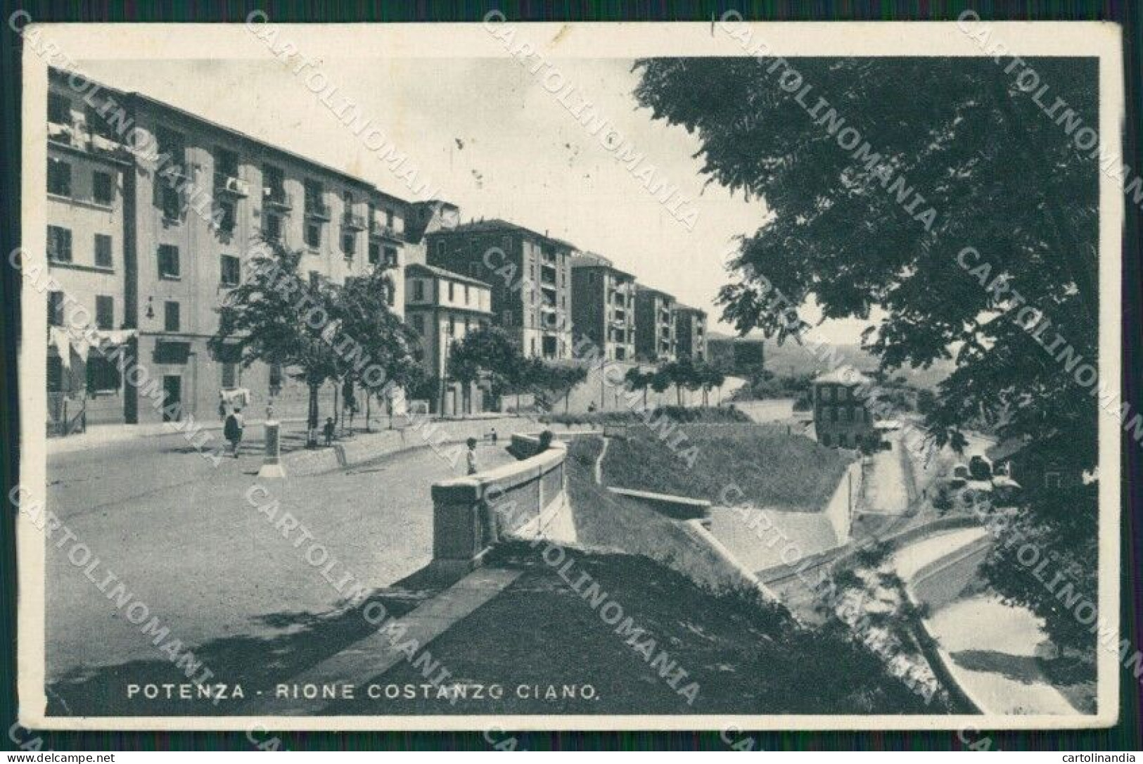 Potenza Città PIEGHE Cartolina KV3162 - Potenza