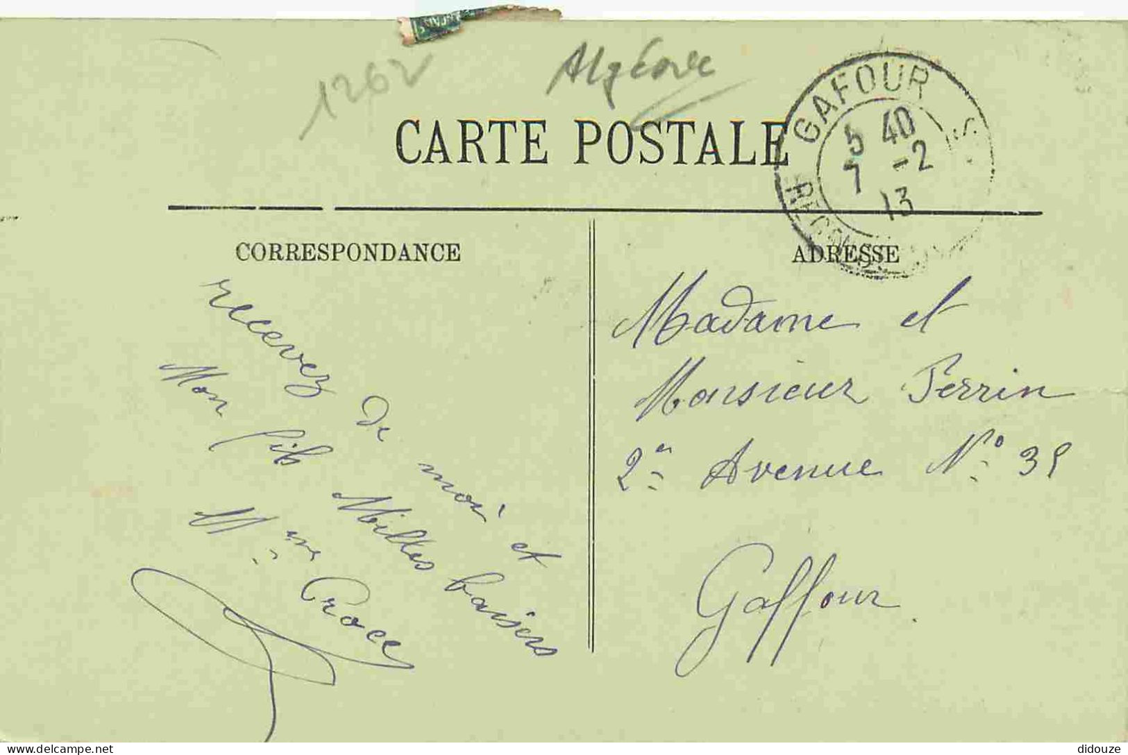 Algérie - Bône - Sortie De L'Eglise - CPA - Oblitération Ronde De 1913 - Voir Scans Recto-Verso - Other & Unclassified