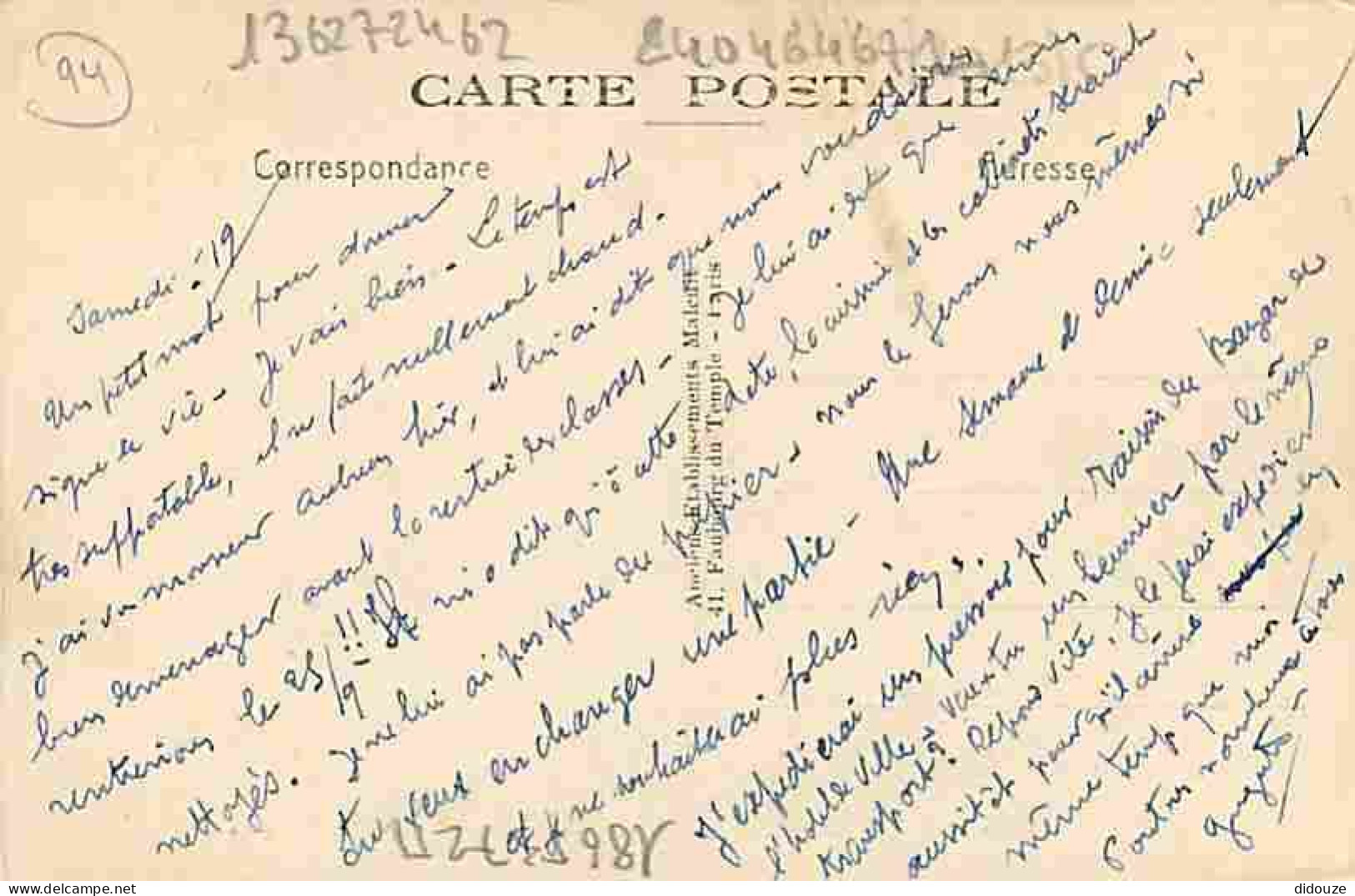 94 - Alfortville - La Mairie Et Le Nouveau Square - Correspondance - CPA - Voir Scans Recto-Verso - Alfortville