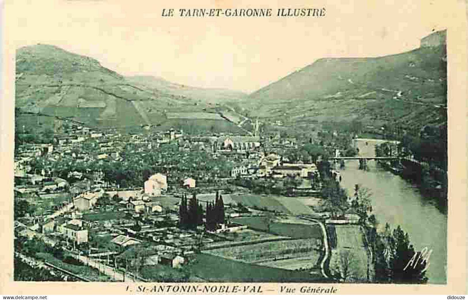 82 - Saint Antonin Noble Val - Vue Générale - Carte Neuve - CPA - Voir Scans Recto-Verso - Saint Antonin Noble Val