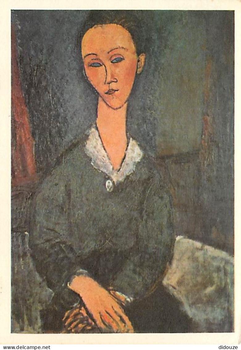 Art - Peinture - Amedeo Modigliani - Femme Au Col Blanc - Carte De La Loterie Nationale - Carte Neuve - CPM - Voir Scans - Pintura & Cuadros