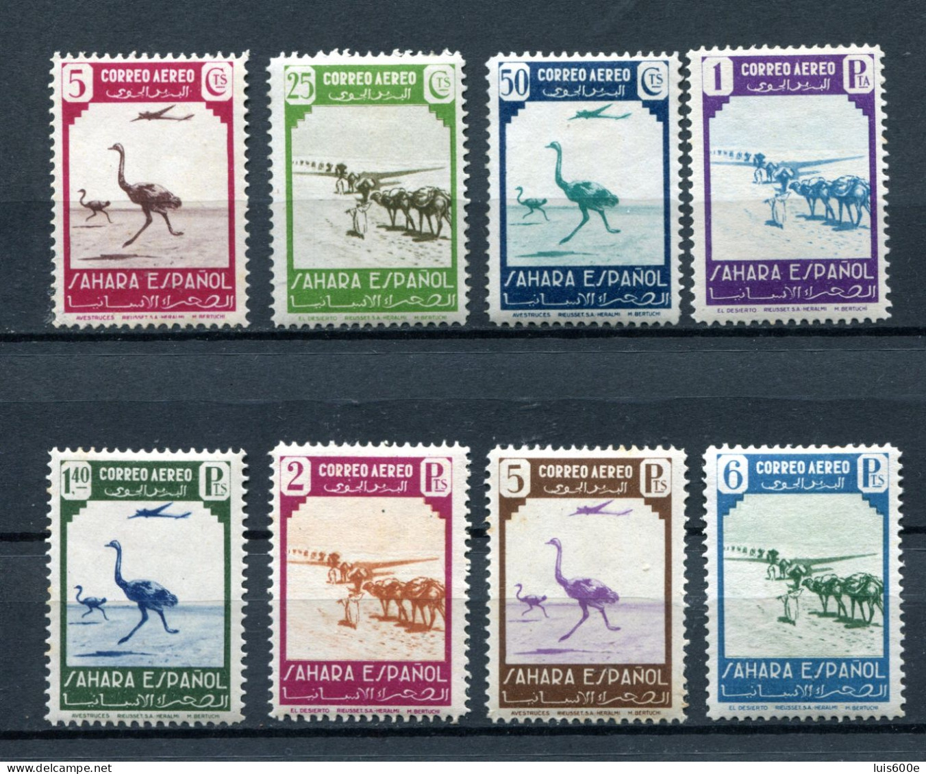 1943.SAHARA.EDIFIL 75/82**.NUEVOS SIN FIJASELLOS(MNH).CATALOGO 145€ - Sahara Espagnol