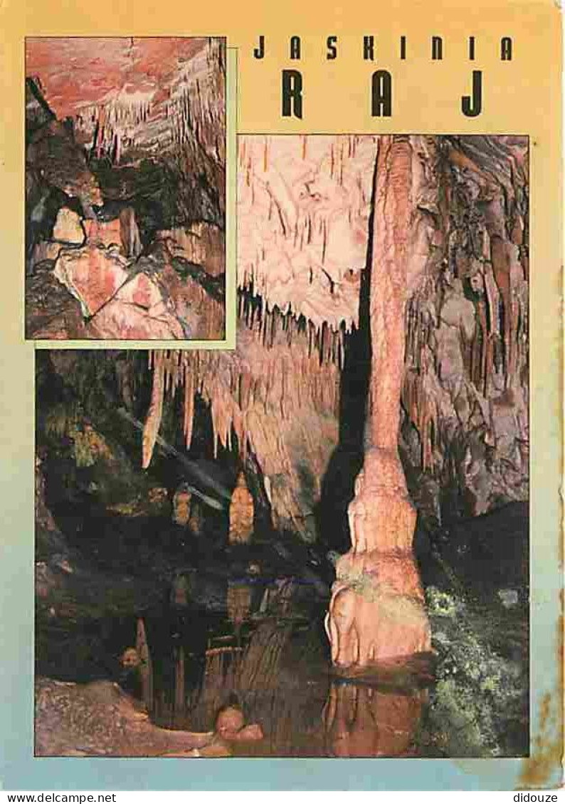 Pologne - Jaskinia Raj - Komora Zlomisk. Sala Stalaktytowa - Multivues - Grottes Souterraines - Spéléologie - Voir Timbr - Pologne