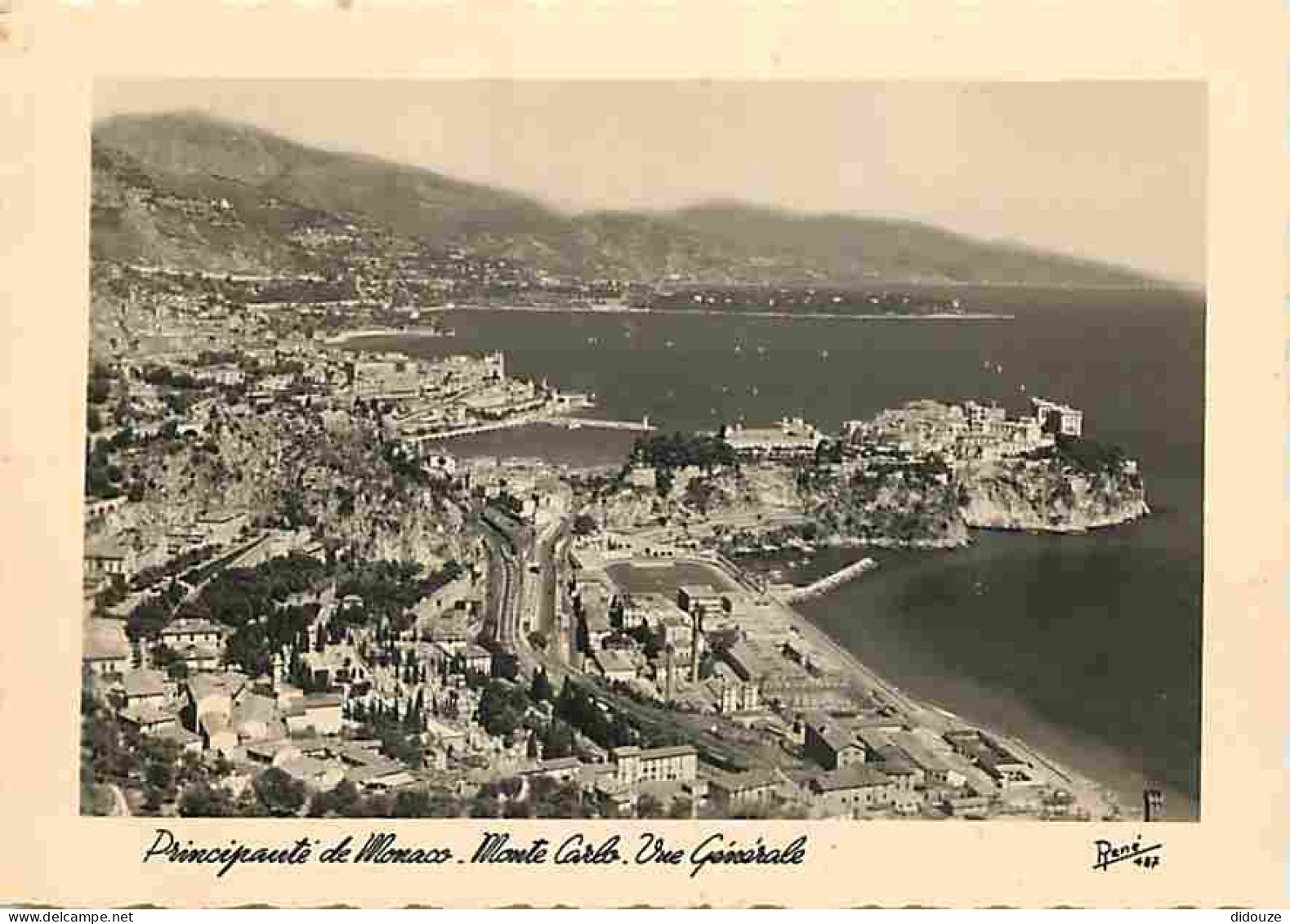 Monaco - Vue Générale Aérienne - CPM - Voir Scans Recto-Verso - Multi-vues, Vues Panoramiques