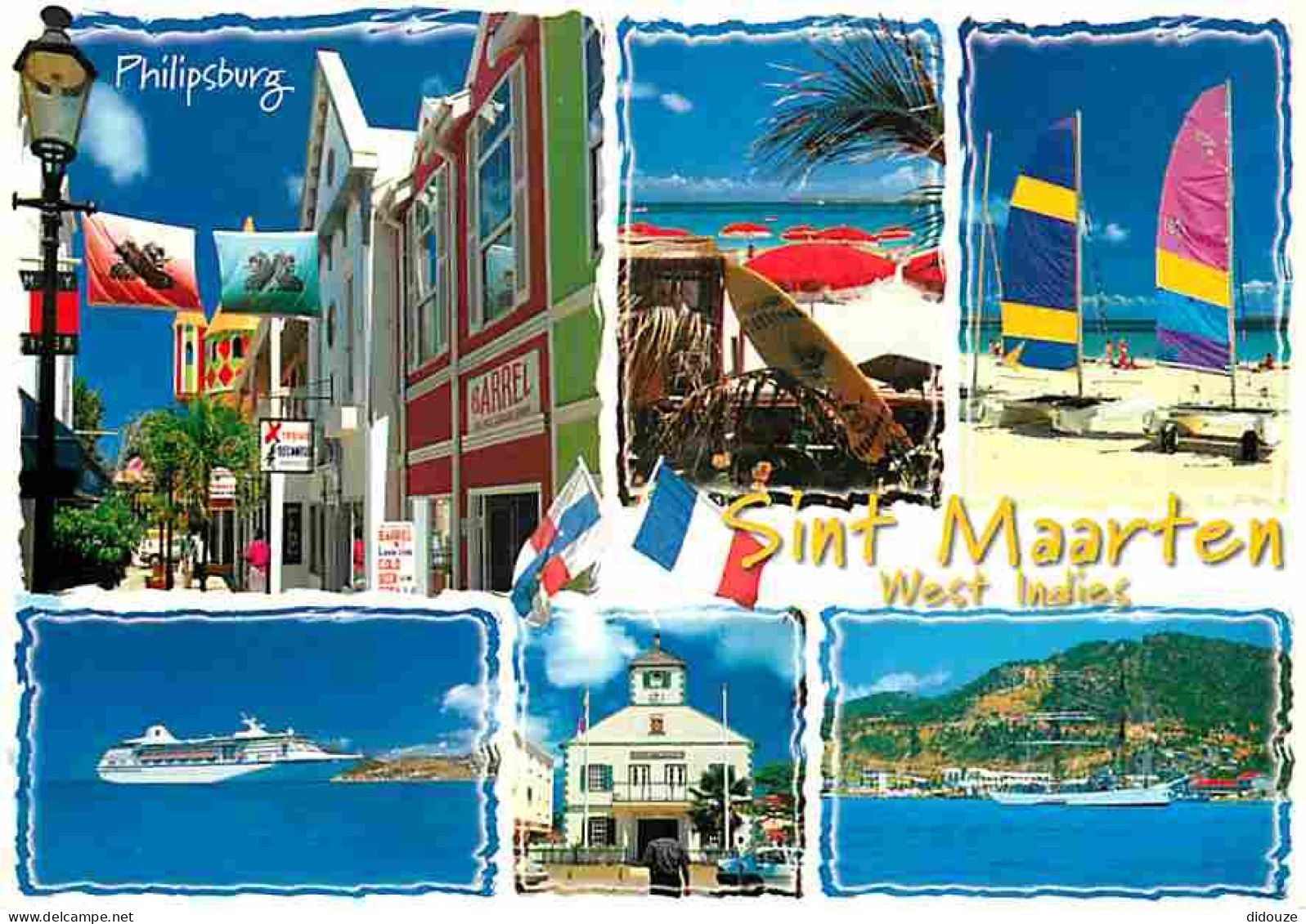 Guadeloupe - Saint  Martin - Philipsburg - Multivues - CPM - Voir Scans Recto-Verso - Saint Martin