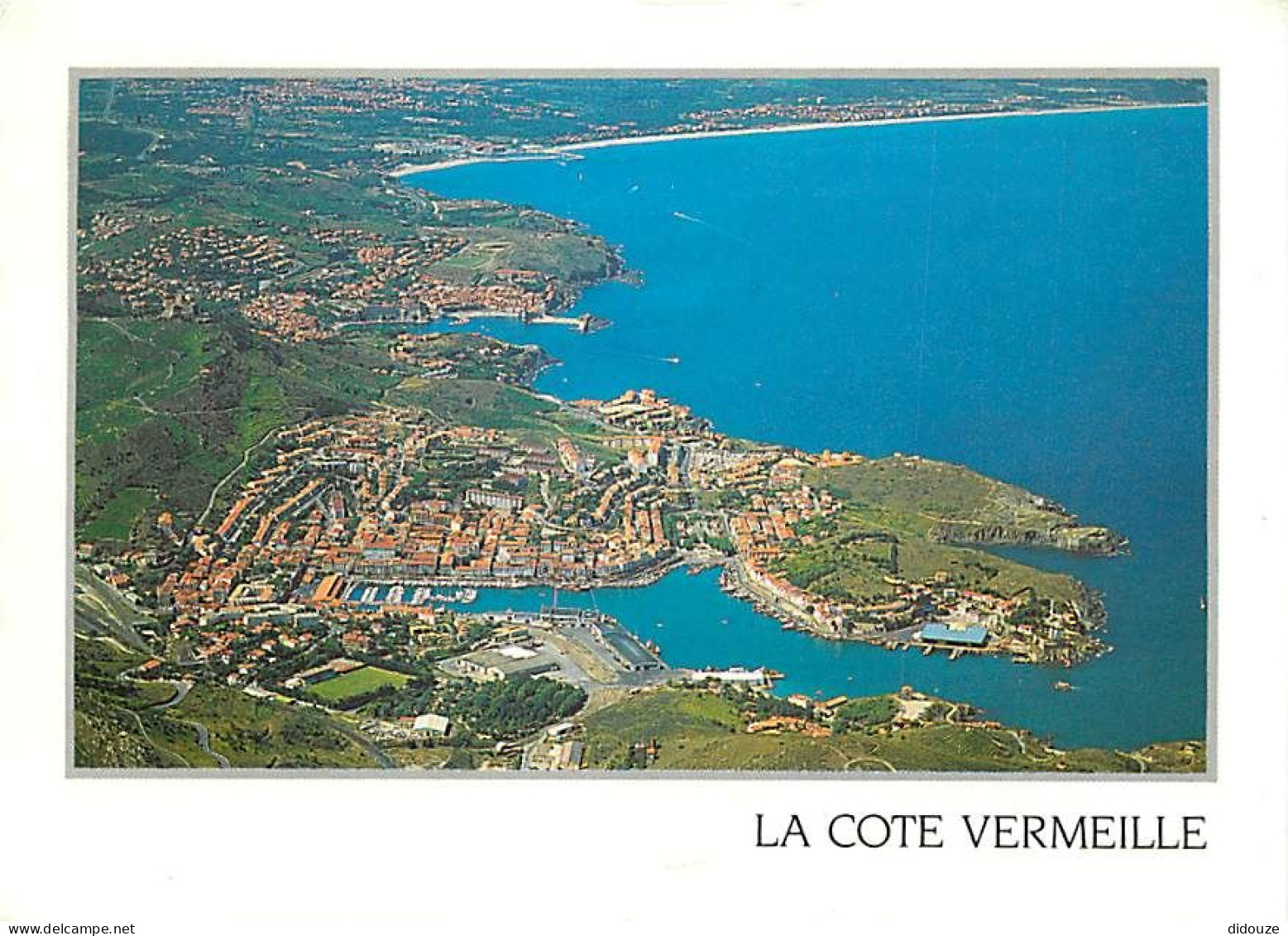 66 - Port Vendres - Vue Générale Aérienne - Port Vendres Puis Collioure Puis Le Début Des Plages Sabloneuses ( Le Racou  - Port Vendres