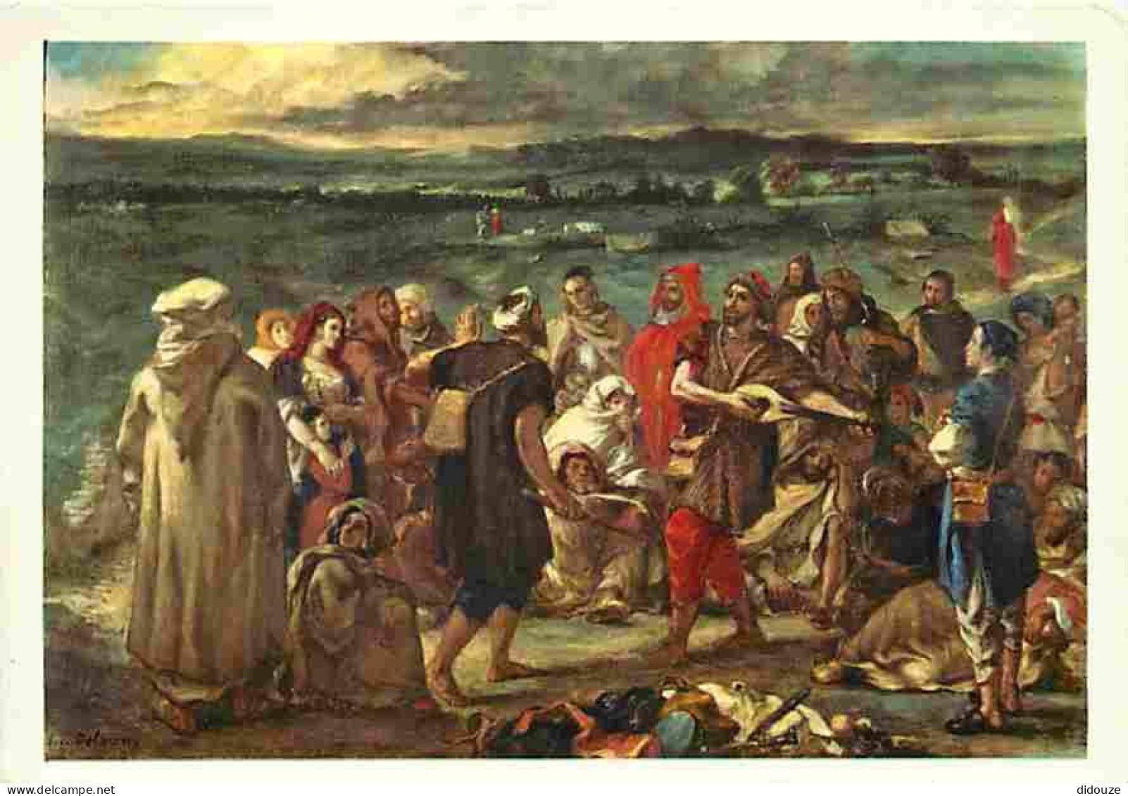 Art - Peinture - Eugène Delacroix - Comédiens Ou Bouffons Arabes - CPM - Voir Scans Recto-Verso - Pintura & Cuadros