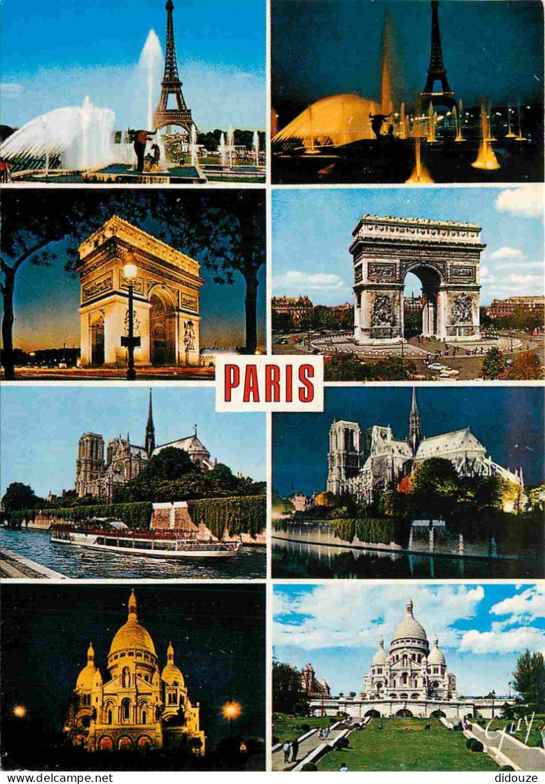 75 - Paris - Multivues - CPM - Voir Scans Recto-Verso - Cartas Panorámicas