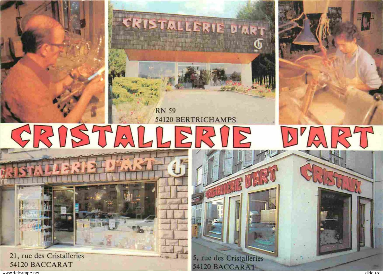 54 - Baccarat - Cristallerie D'Art - Multivues - CPM - Voir Scans Recto-Verso - Baccarat