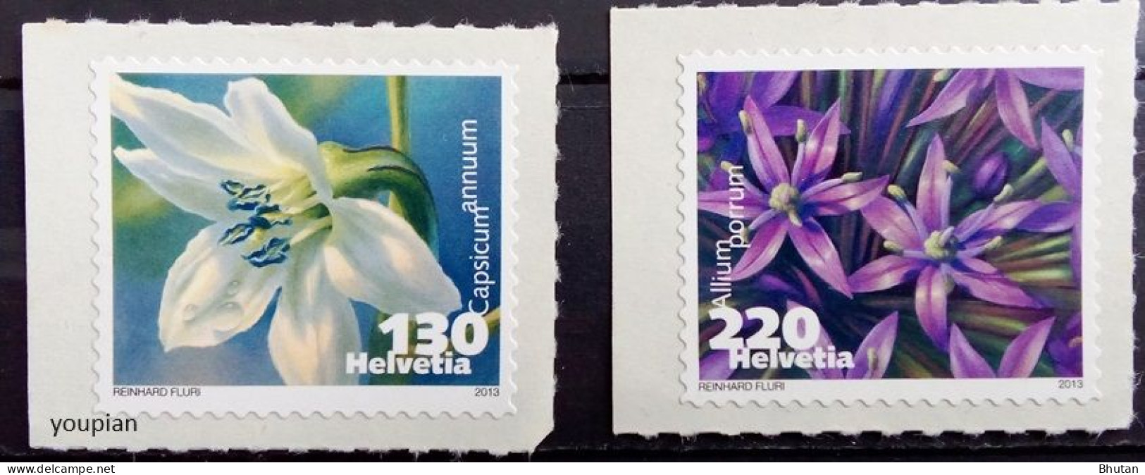 Switzerland 2013, Flowers, MNH Stamps Set - Ongebruikt