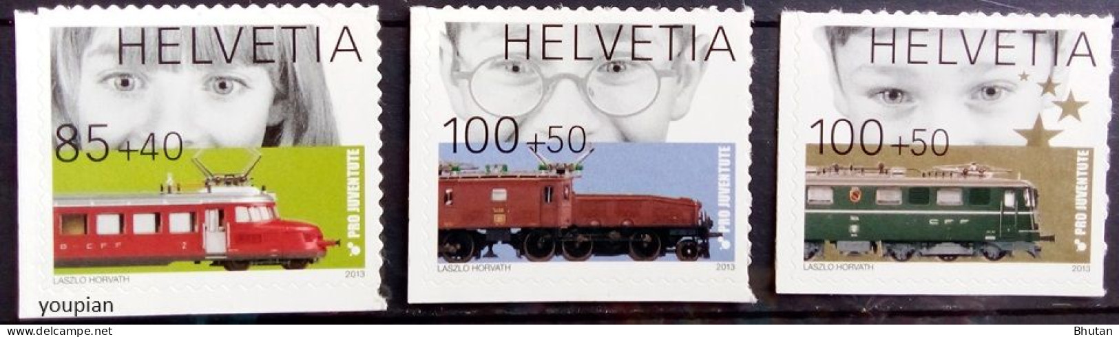 Switzerland 2013, Model Railway, MNH Stamps Set - Ungebraucht