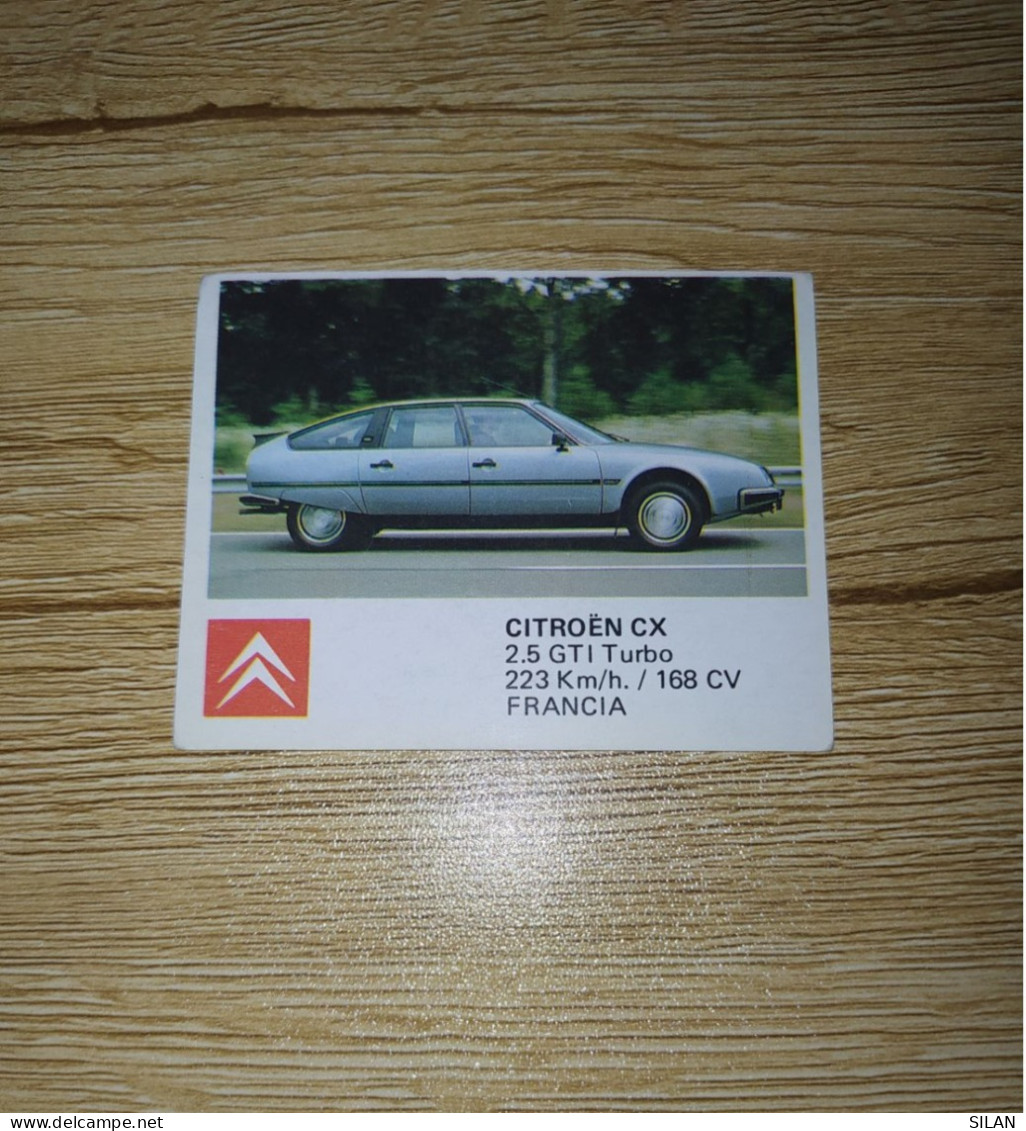 Cromo Año 1988 Auto 2000 CITROËN CX 2.5 GTI TURBO - KFZ