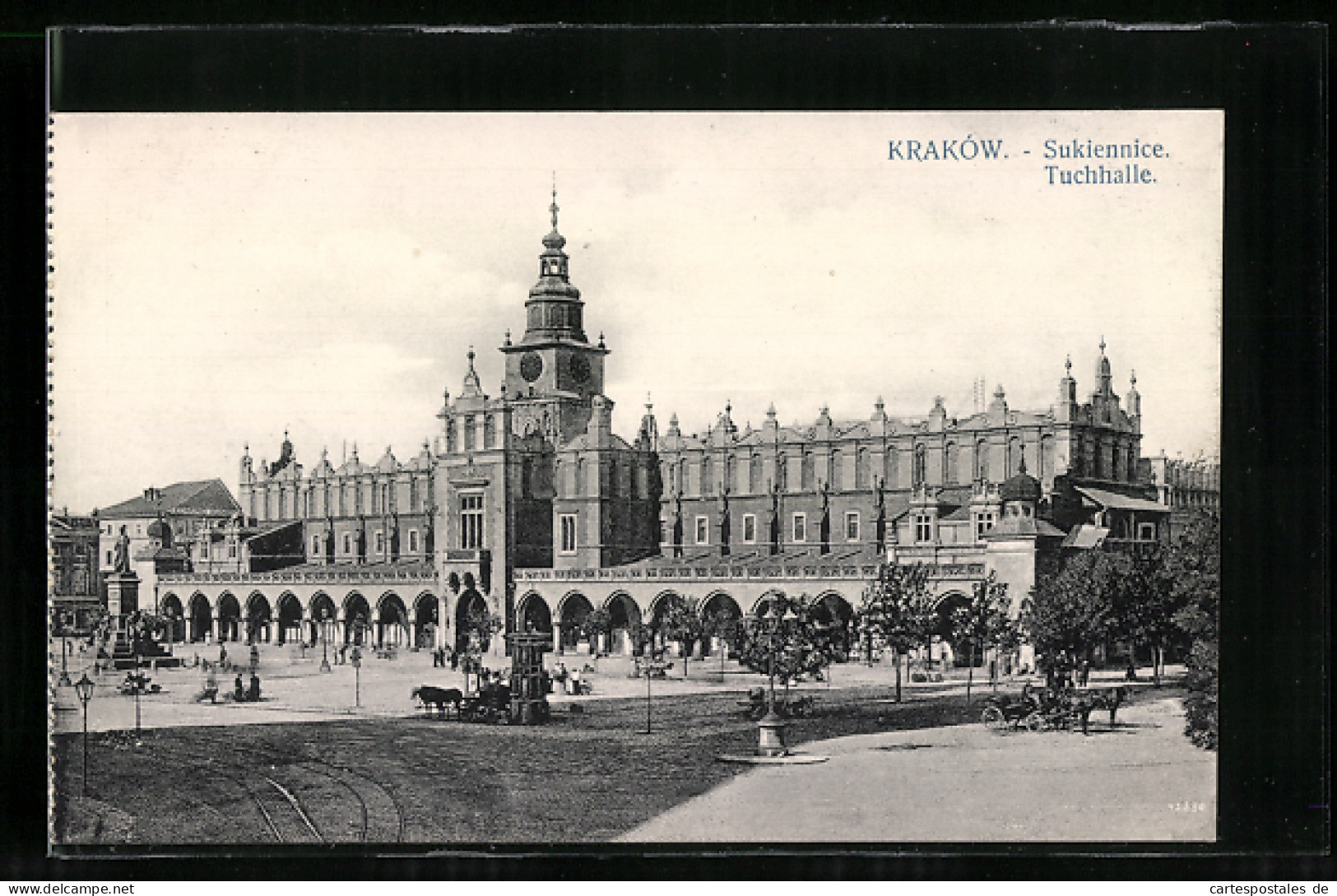 AK Kraków, Ansicht Der Tuchhalle  - Polonia