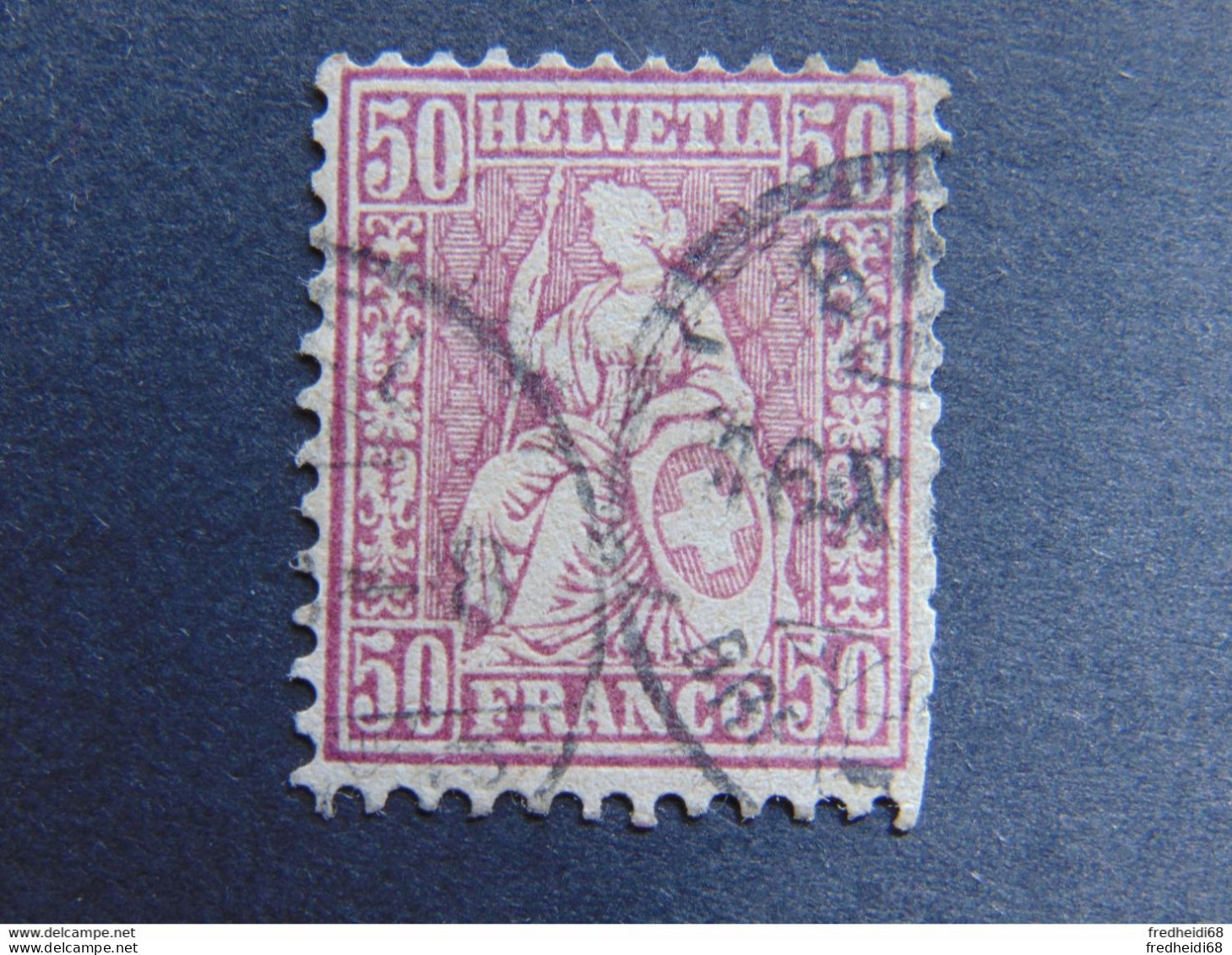 Très Beau N°. 43 Oblitéré (numérotation Philex) - Dents Courtes à Droite - Used Stamps