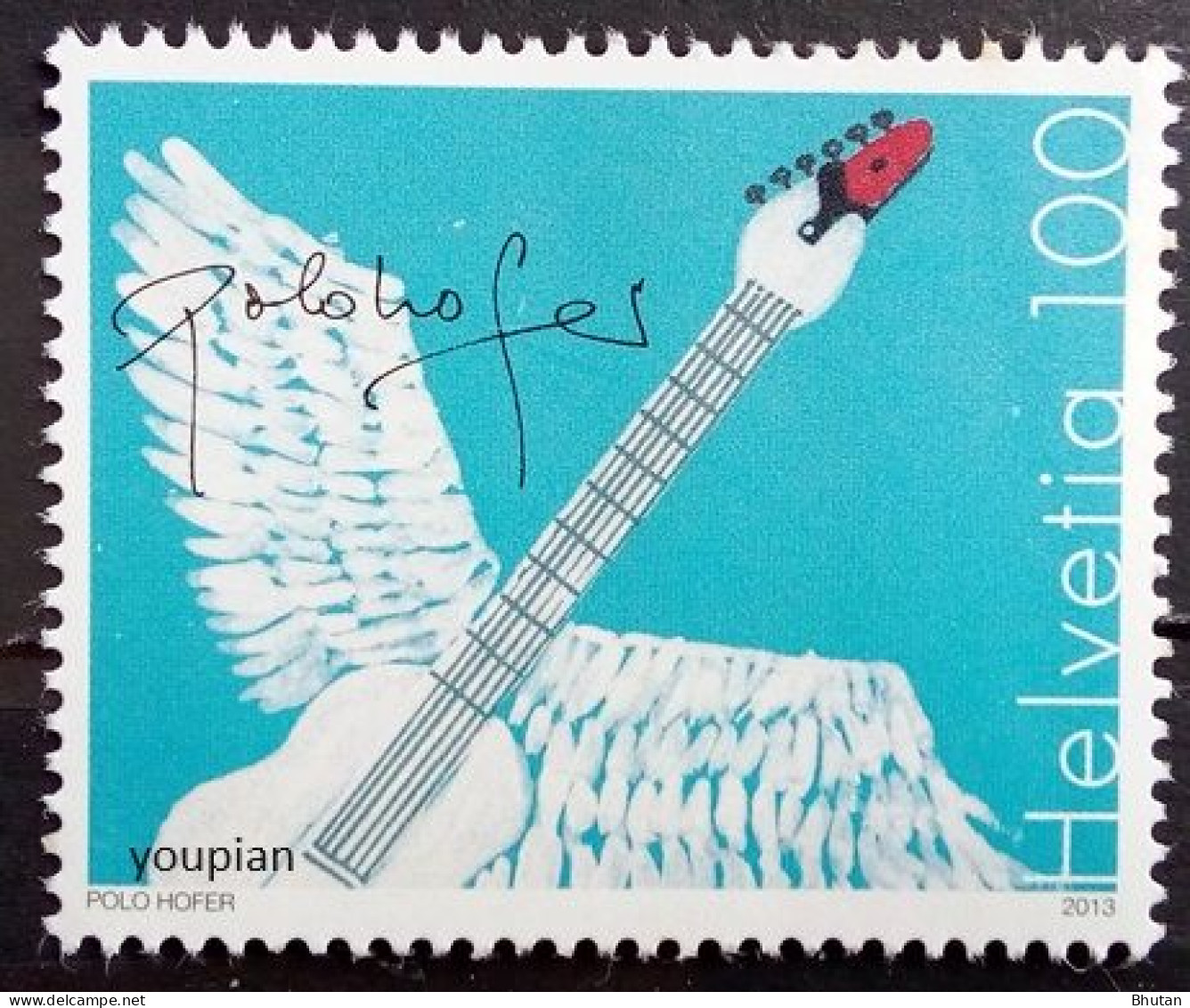 Switzerland 2013, Polo Hofer, MNH Single Stamp - Ungebraucht