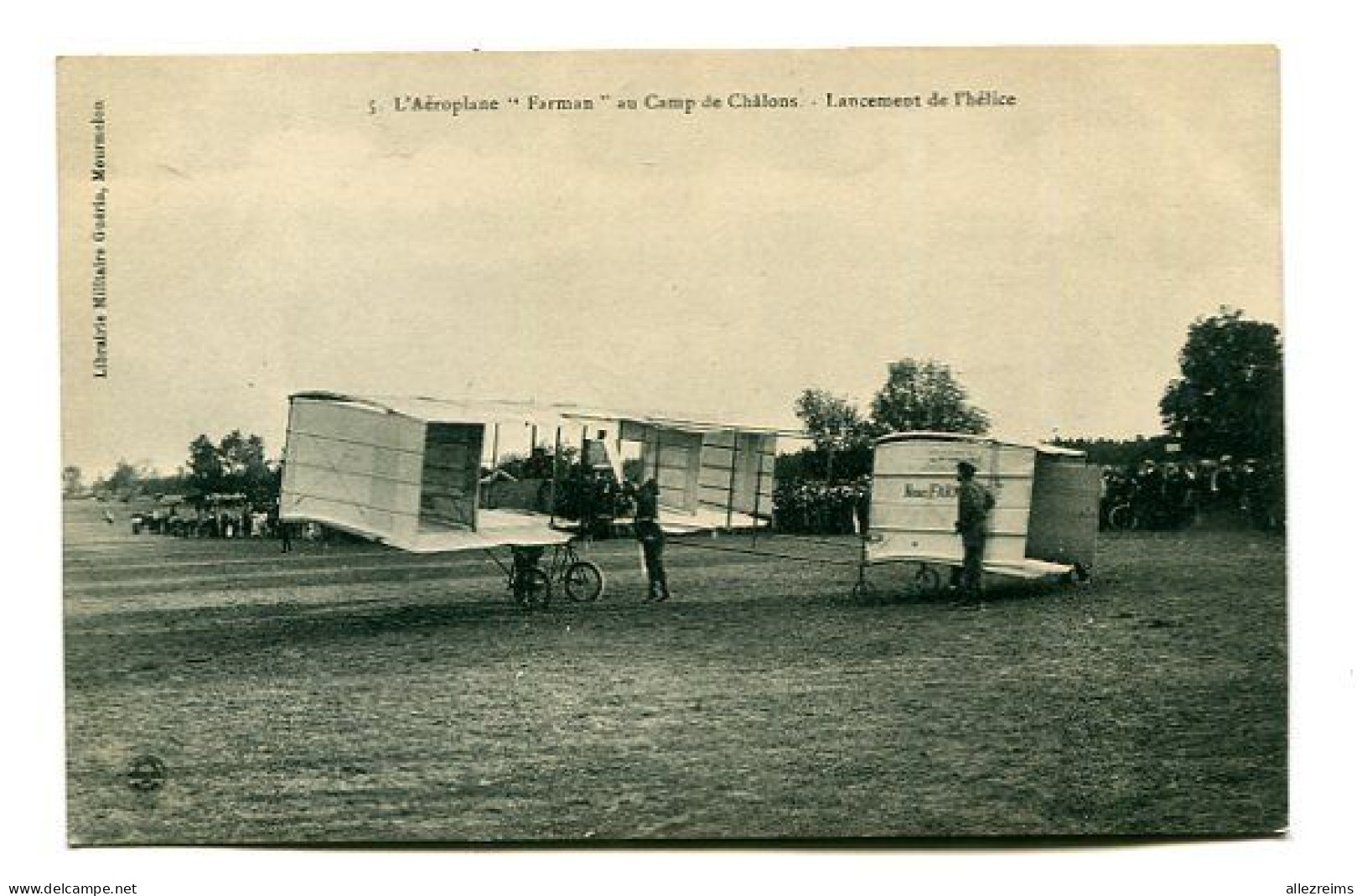 CPA  51 : Camp De CHÂLONS    Farman    A   VOIR    !!!! - Camp De Châlons - Mourmelon