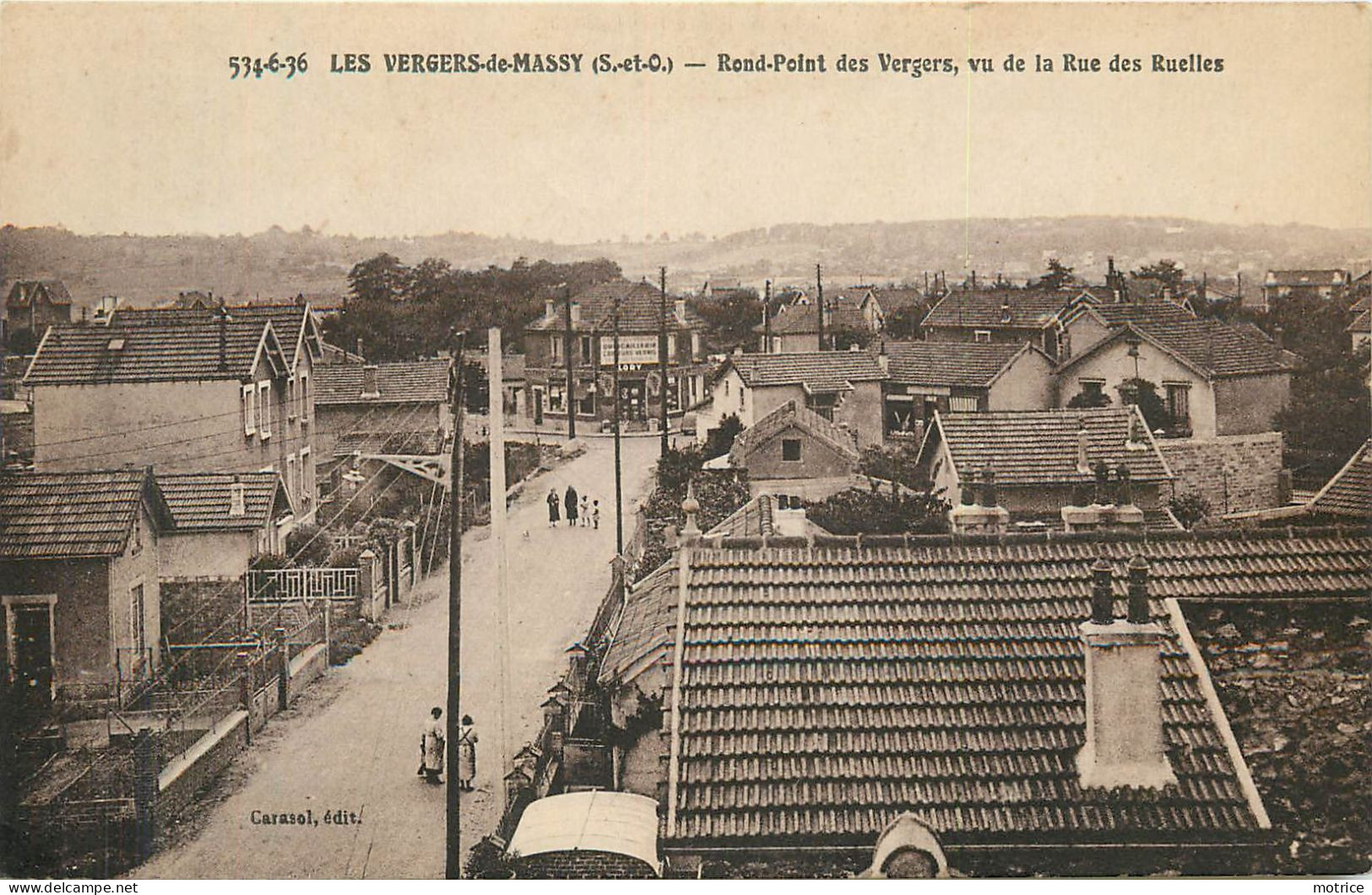 LES VERGERS DE MASSY - Rond Point Des Vergers, Vu De La Rue Des Ruelles. - Andere & Zonder Classificatie