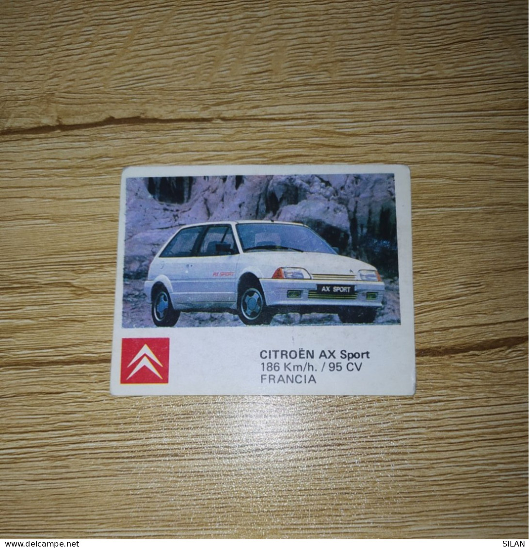 Cromo Año 1988 Auto 2000 CITROËN AX SPORT - Voitures