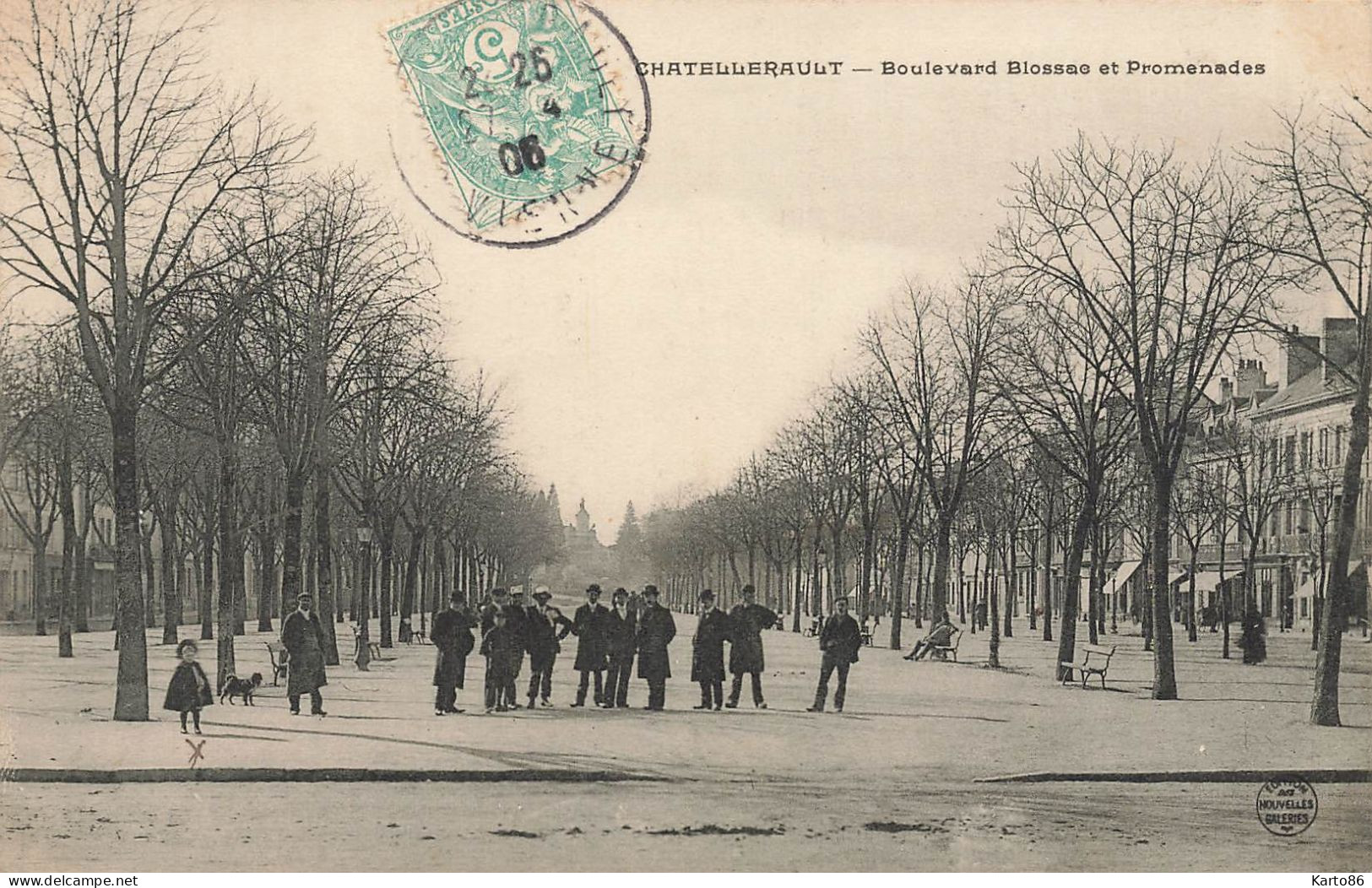 Chatellerault * Boulevard Blossac Et Promenades * 1906 - Chatellerault