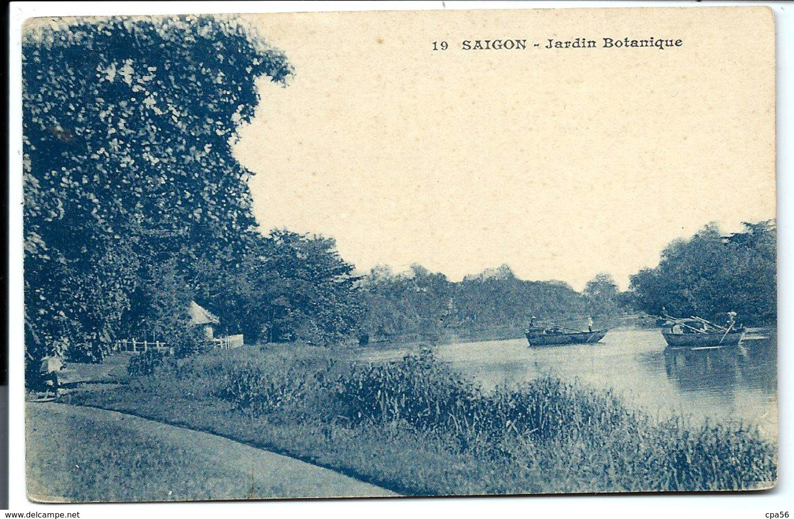 SAIGON - Colonie Française, Le Jardin Botanique - VENTE DIRECTE X - Vietnam