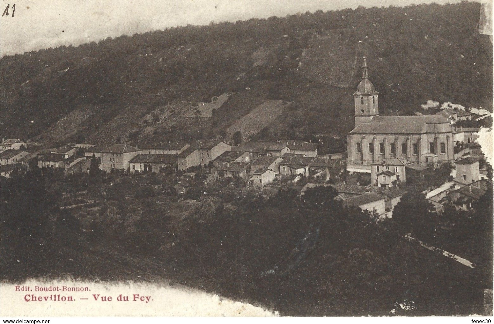 52 Chevillon Haute Marne Vue Du Fey - Chevillon