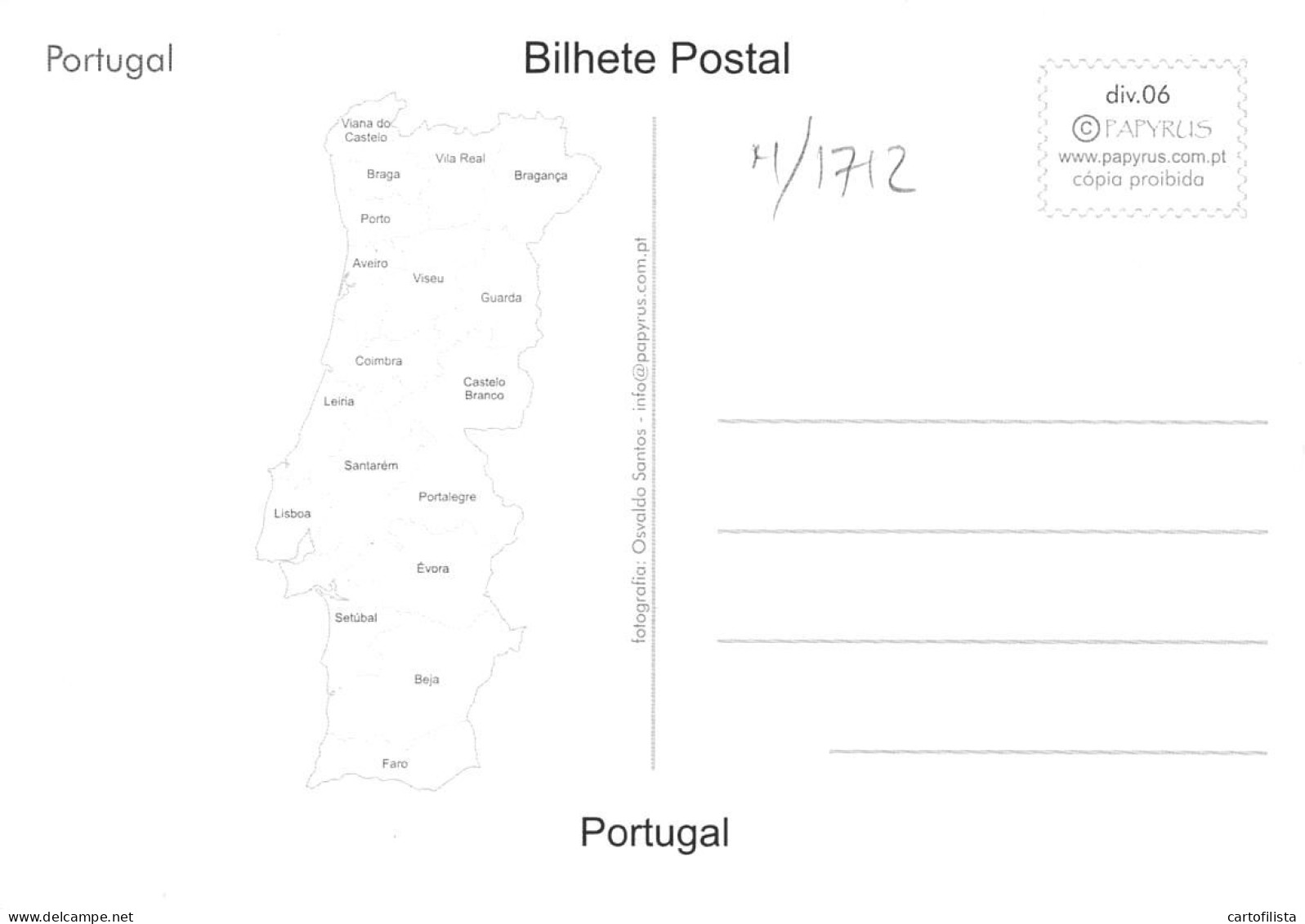 MAPA E PORMENORES DE PORTUGAL  ( 2 Scans ) - Otros & Sin Clasificación