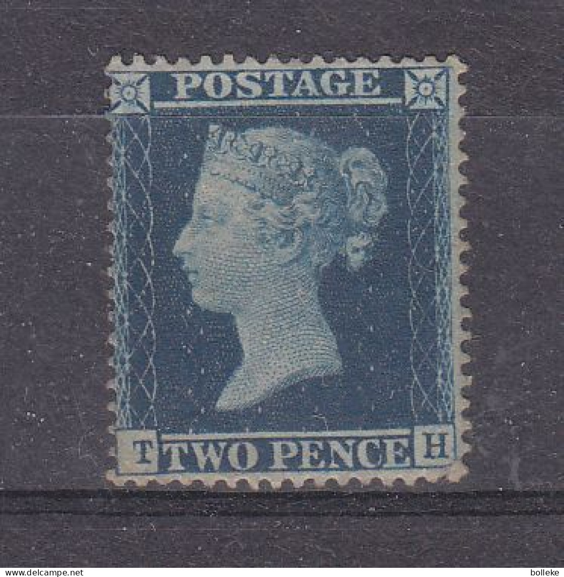 Grande Bretagne - Yvert 13a ( X ) - Dentelure 16 - Philigrane Grande Couronne - Papier Blanc - Valeur 10000,00 €  ? - - Unused Stamps