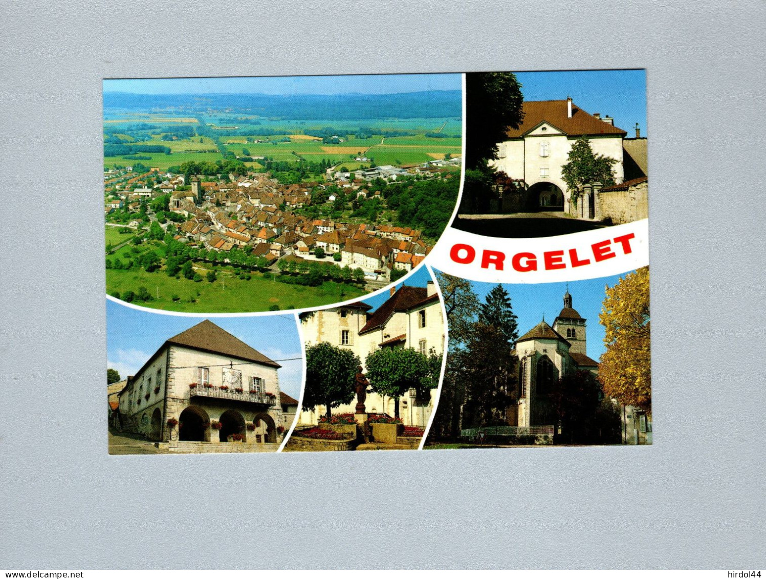 Orgelet (39) : Vue Générale, La Mairie, La Place Au Vin, L'église - Orgelet