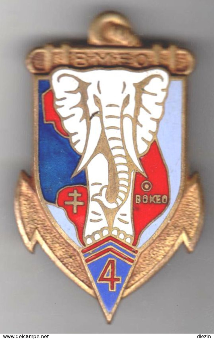 4° BMEO. 4° Bataillon De Marche D'Extrème Orient. Drago. Béranger.Déposé. - Heer