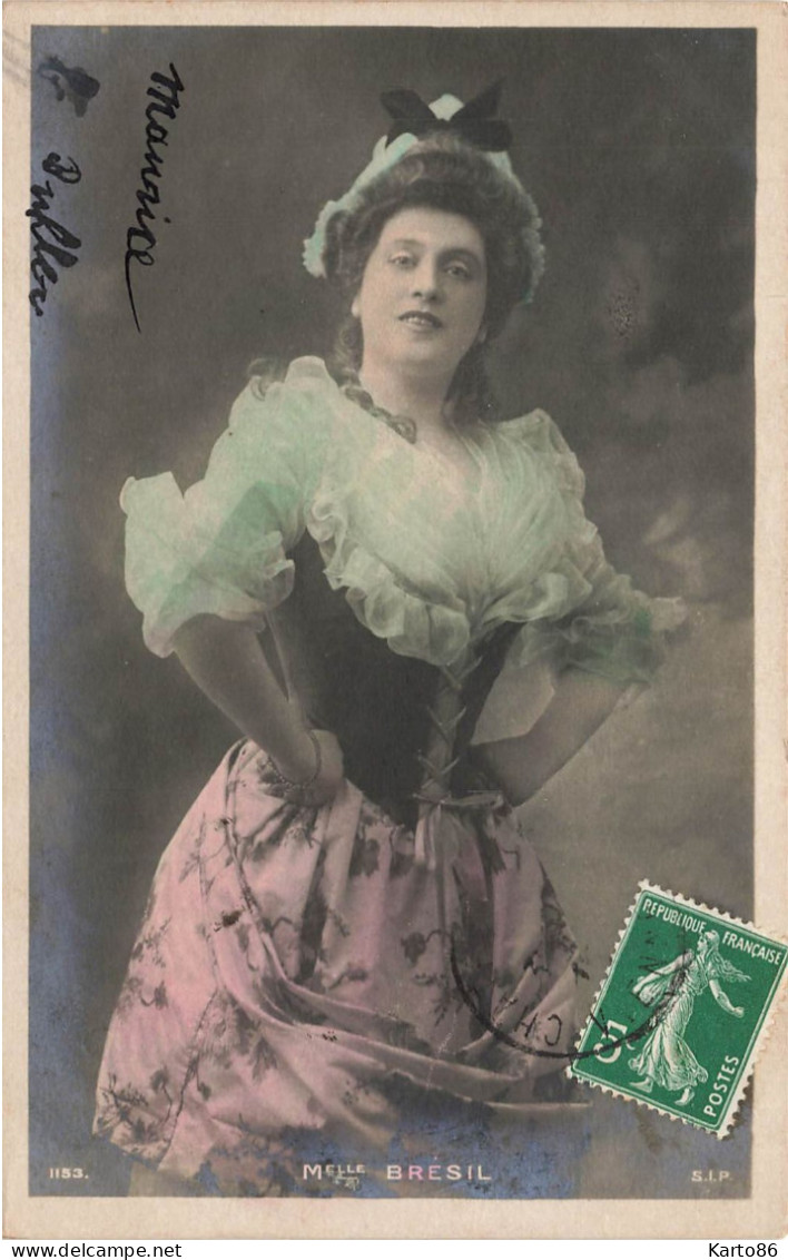 Mlle BRESIL * Carte Photo S.I.P. * Artiste Célébrité * Théâtre Cinéma Opéra Danse * Brésil - Entertainers