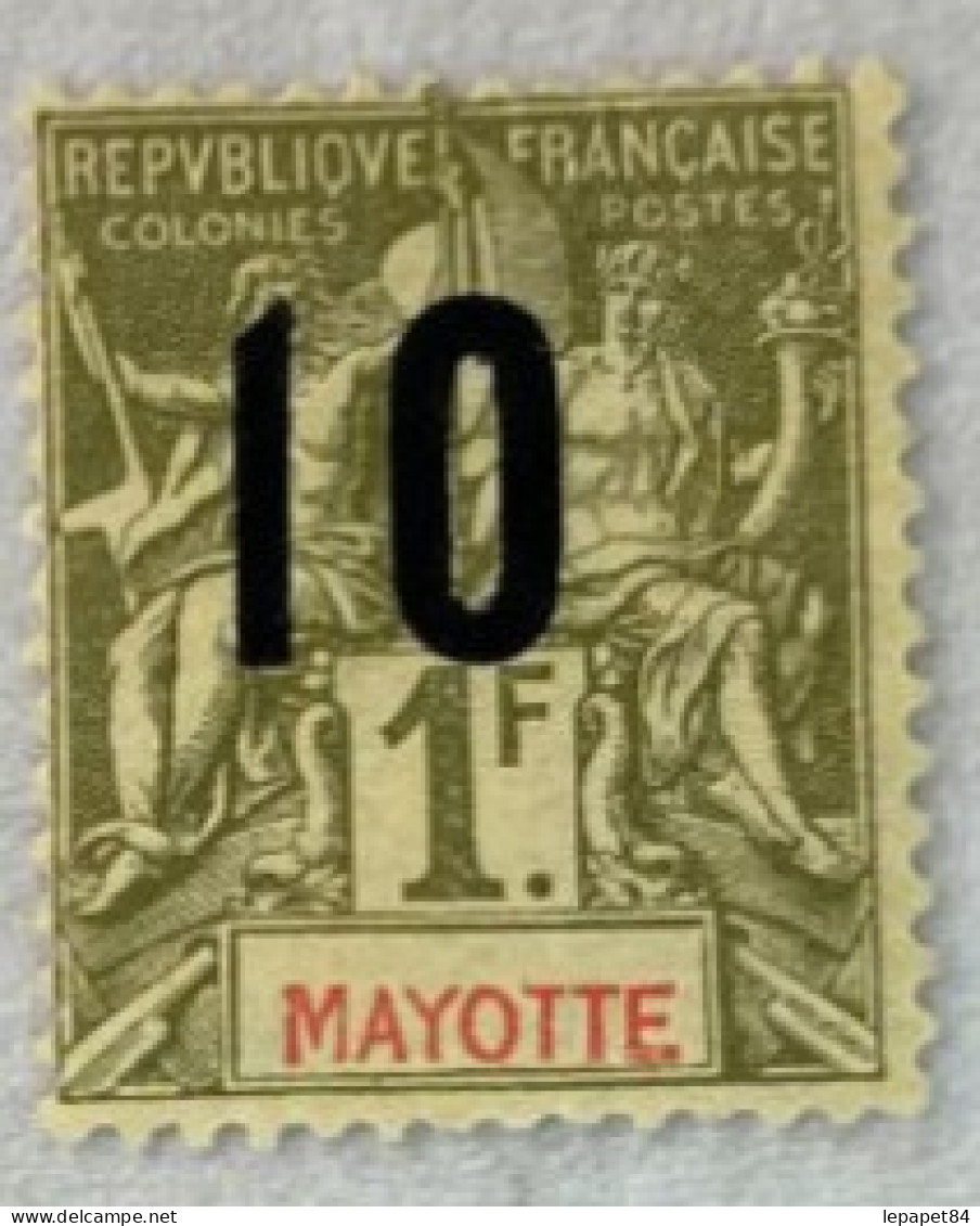 Mayotte YT N° 31 Neuf* Signé RP - Unused Stamps