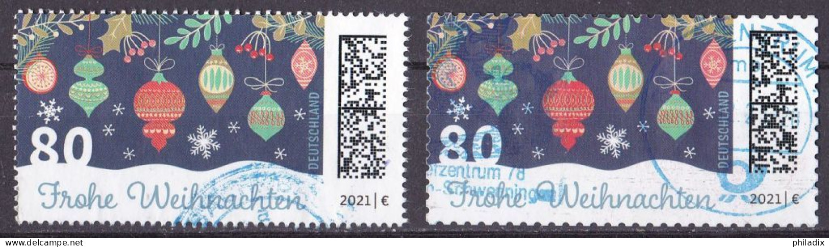BRD 2021 Mi. Nr. 3640 + 3643 O/used (BRD1-2) - Used Stamps